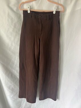 Women’s ARITZIA TNA MegaFit Cozy Chocolate Brown* Wide Leg Sweatpants